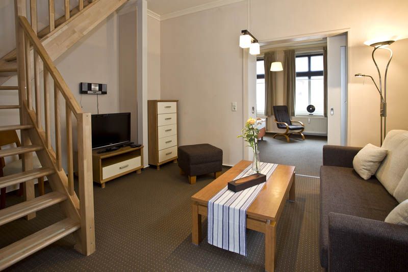 Wohnzimmer der Ferienwohnung 1