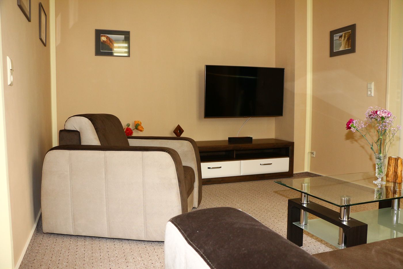 Wohnzimmer der Ferienwohnung 4
